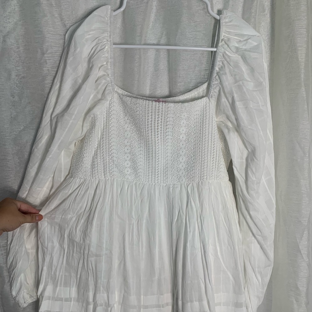 White babydoll dress